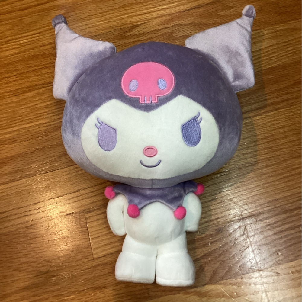 Plush Toy - Purple and White